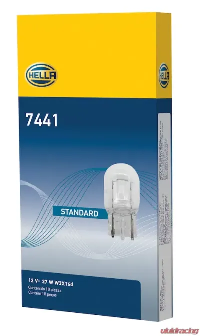 HELLA 7441 Standard Series Incandescent Miniature Light Bulb - 7441