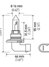 HELLA 9005P50 Performance Series Halogen Light Bulb                                     - 9005P50 - Image 8