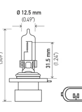 HELLA 9005XS Standard Series Halogen Light Bulb                                     - 9005XS - Image 8