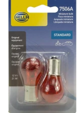Hella BULB 12V 21W BA15s S8 AMBER          8GA                                     - 7506ATB - Image 5
