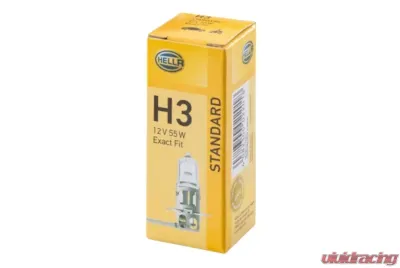 HELLA H3 Standard Series Halogen Light Bulb - H3