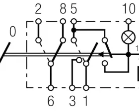 Hella Hazard Flasher Switch