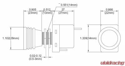 Hella Switch Pull SPST 3 Lens - 004778001