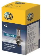 HELLA H4 Standard Series Halogen Light Bulb                                     - H4 - Image 6