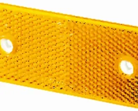Hella 3326 Amber Rectangular Reflex Reflector