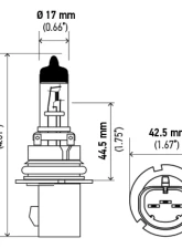 Hella 9007 HB5 12V 65/55W Halogen Bulb PX29t                                     - 9007 - Image 3