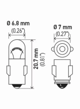 HELLA 3898TB Standard Series Incandescent Miniature Light Bulb                                     - 3898TB - Image 5