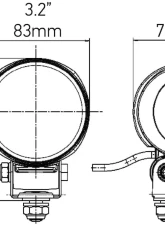 Hella WORK LAMP WA 0GR MD12-24 LT M70.4    1G0                                     - 996476011 - Image 10