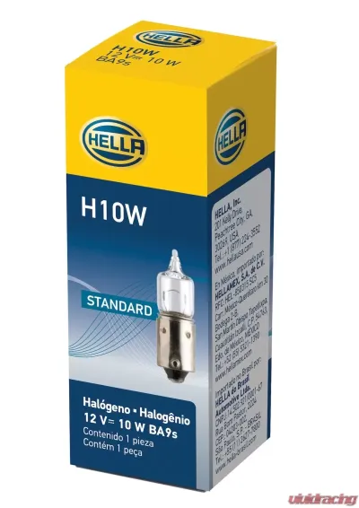 HELLA H10W Standard Series Halogen Miniature Light Bulb - H10W