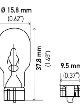 HELLA 912 Standard Series Incandescent Miniature Light Bulb                                     - 912 - Image 8