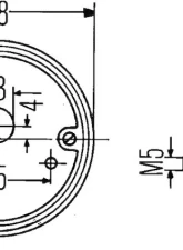Hella 1259 Amber/White Turn/Side Marker Lamp with Chrome Base                                     - 001259061 - Image 6