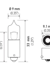 HELLA H21W Standard Series Halogen Miniature Light Bulb                                     - H21W - Image 6