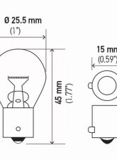 HELLA 1141TB Standard Series Incandescent Miniature Light Bulb                                     - 1141TB - Image 8