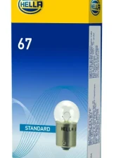 HELLA 67 Standard Series Incandescent Miniature Light Bulb                                     - 67 - Image 9