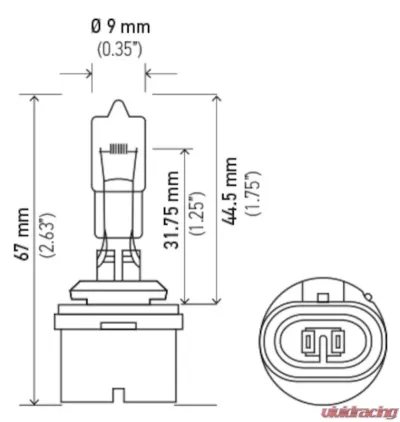 HELLA 892 Standard Series Halogen Light Bulb - 892