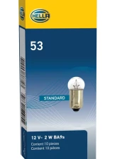 HELLA 53 Standard Series Incandescent Miniature Light Bulb                                     - 53 - Image 7