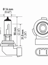 HELLA H10SB Standard Series Halogen Light Bulb                                     - H10SB - Image 8