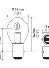 HELLA 6235 Standard Series Incandescent Miniature Light Bulb                                     - 6235 - Image 4