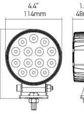 Hella WORKLIGHT VALUEFIT 5RD 2.0 LED MV CR BP                                     - 357105002 - Image 15