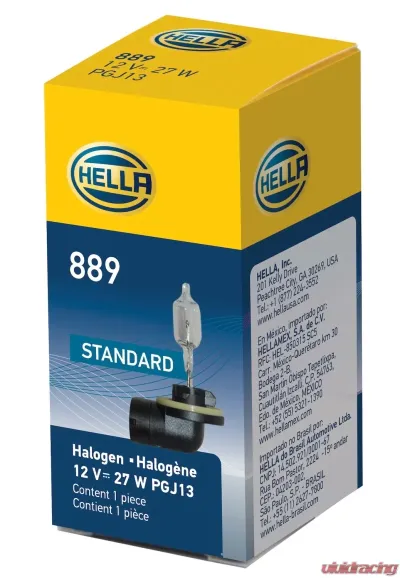 HELLA 889 Standard Series Halogen Light Bulb - 889