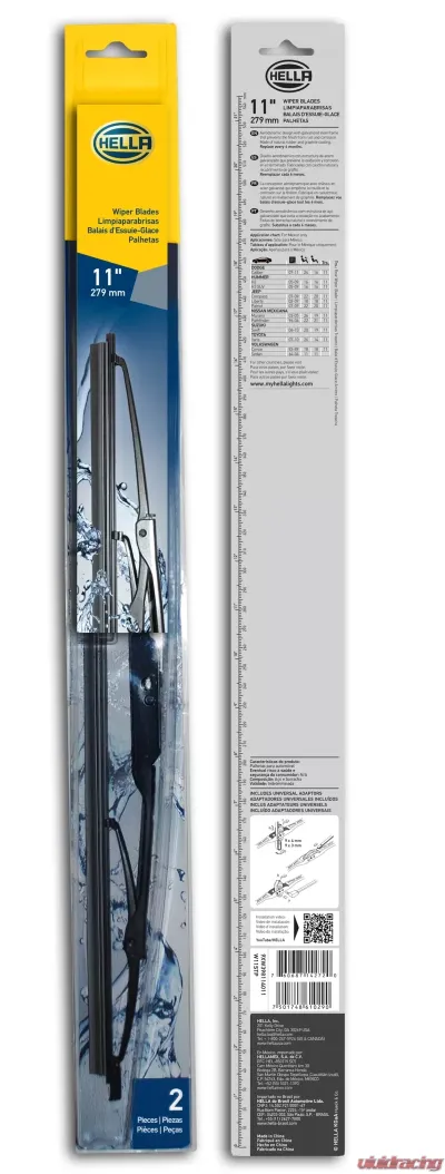 Hella WIPER BLADE 11 '' STANDARD PAIR - 9XW398114011