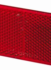 Hella 3326 Red Rectangular Reflex Reflector with Adhesive                                     - 003326931 - Image 8