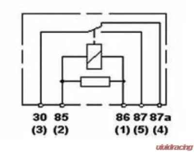 Hella Micro Plug Relay - 933332181