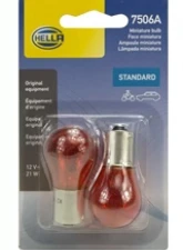 Hella BULB 12V 21W BA15s S8 AMBER          8GA                                     - 7506ATB - Image 6