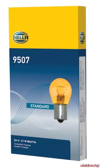 HELLA 9507 Standard Series Incandescent Miniature Light Bulb - 9507