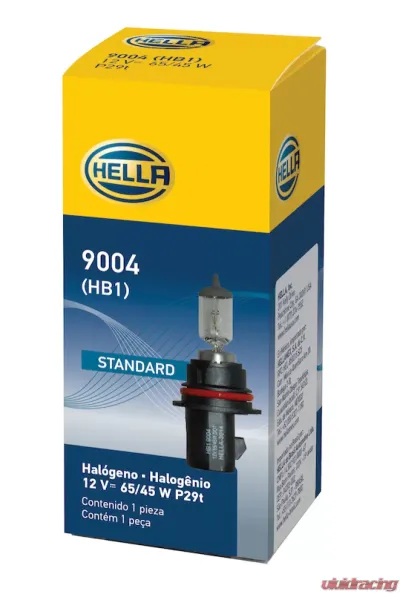 HELLA 9004 Standard Series Halogen Light Bulb - 9004