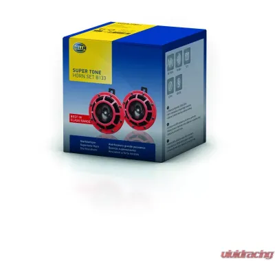 Hella Supertone Kit High tone/Low tone,12 V, 300/500 Hz with Bracket - 003399801