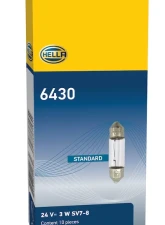 HELLA 6430 Standard Series Incandescent Miniature Light Bulb                                     - 6430 - Image 9