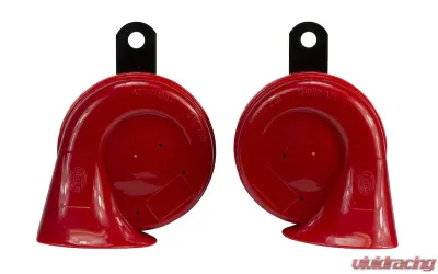 Hella Trumpet Kit Low-Tone/High-Tone, 12 V, 400/500 Hz with Bracket - 007424801
