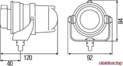 Hella Micro DE Xenon Driving Lamp Kit D2S 12V 35W - 008390801