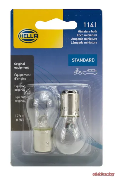 HELLA 1141TB Standard Series Incandescent Miniature Light Bulb - 1141TB