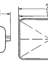 Hella 190 x 132mm H4 Single High/Low Beam Headlamp with Position Lamp                                     - 003427021 - Image 5