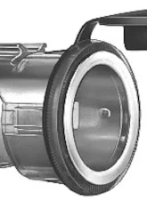 Hella 2-Pole Socket w/cover (non-illuminated)                                     - 008023001 - Image 2
