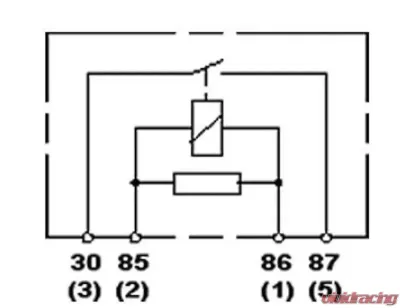 Hella Micro Plug Relay - 007793041