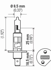 HELLA H1TB Standard Series Halogen Light Bulb                                     - H1TB - Image 5