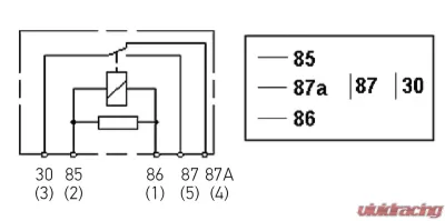Hella RELAY MICRO 12V 20/10A SPDT RES - 965453041