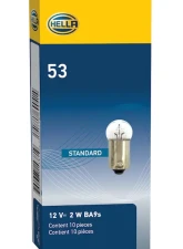 HELLA 53 Standard Series Incandescent Miniature Light Bulb                                     - 53 - Image 9