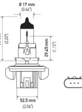 HELLA H13 Standard Series Halogen Light Bulb                                     - H13 - Image 8