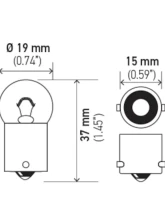 HELLA 5637 Standard Series Incandescent Miniature Light Bulb                                     - 5637 - Image 6