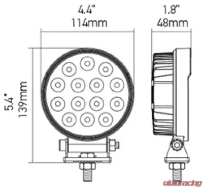 Hella WORKLIGHT VALUEFIT 5RD 2.0 LED MV CR BP - 357105002