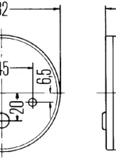Hella 3185 Amber/White Turn/Side Marker Lamp                                     - 003185031 - Image 6