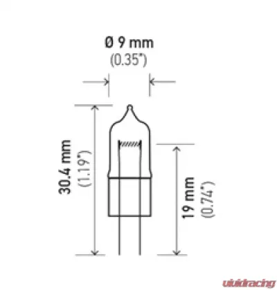 HELLA 891 Standard Series Halogen Light Bulb - 891