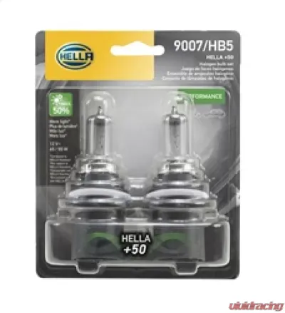 HELLA 9007P50TB Performance Series Halogen Light Bulb - 9007P50TB