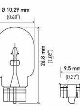 HELLA 2827NATB Standard Series Incandescent Miniature Light Bulb                                     - 2827NATB - Image 8