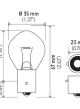 HELLA 660 Standard Series Incandescent Miniature Light Bulb                                     - 660 - Image 4