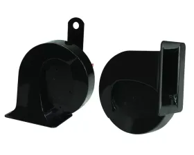 Hella HORN KIT BX BLACK TRUMPET 24V UNIV